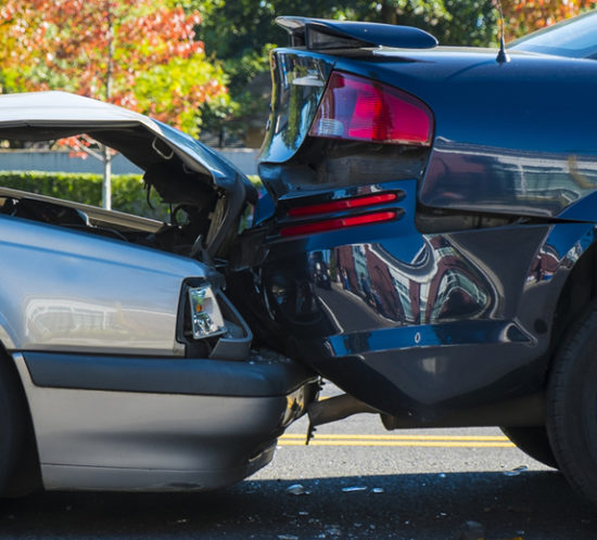 Photo of a car accident