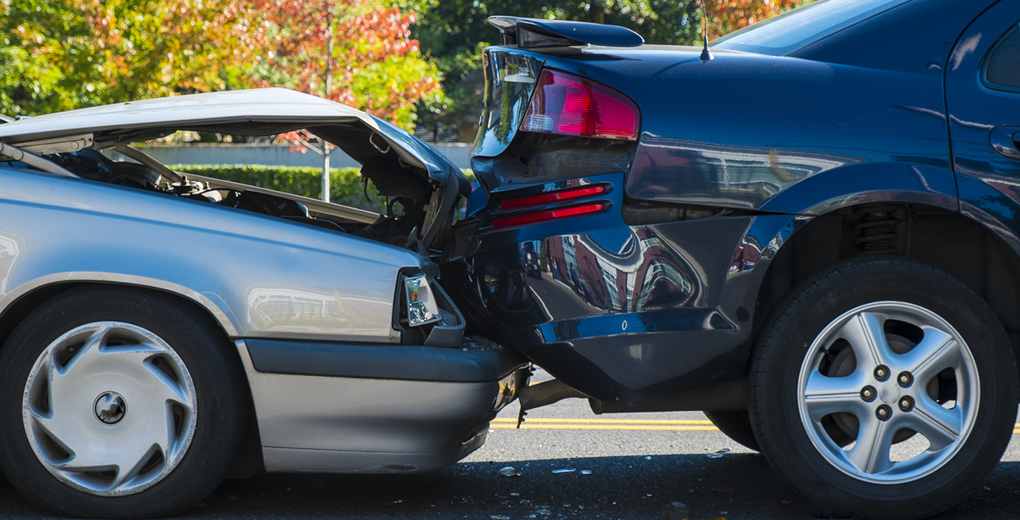 Photo of a car accident